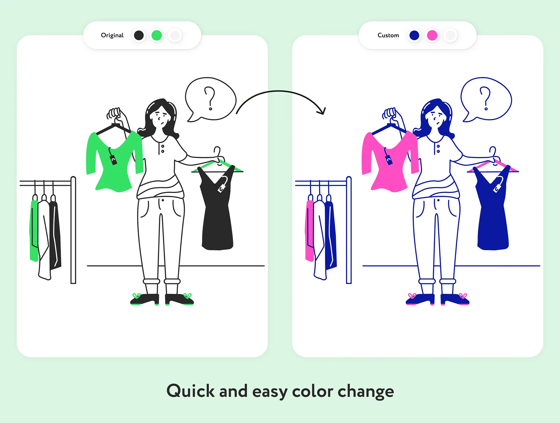 Blubly Shopping Illustrations 5