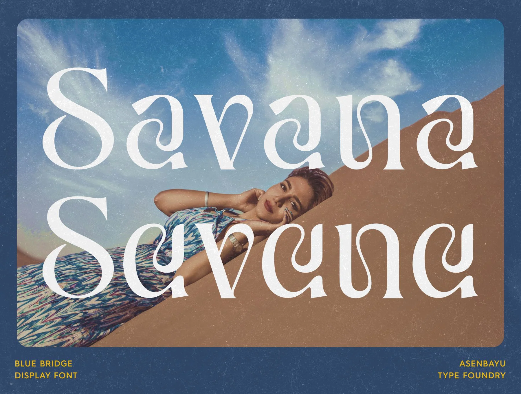 Blue Bridge Font 5