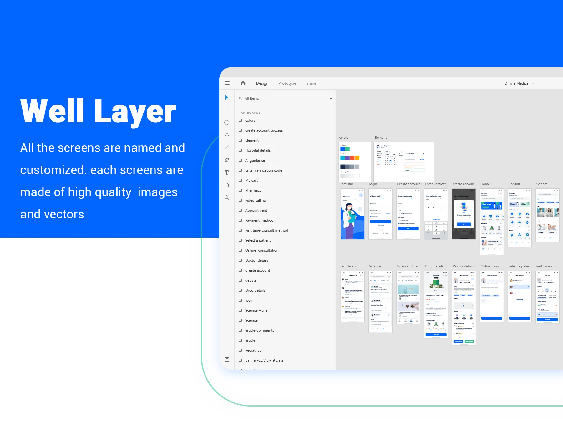 Blue online medical mobile app 2