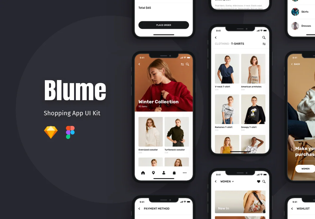 Blume - Shopping App UI Kit