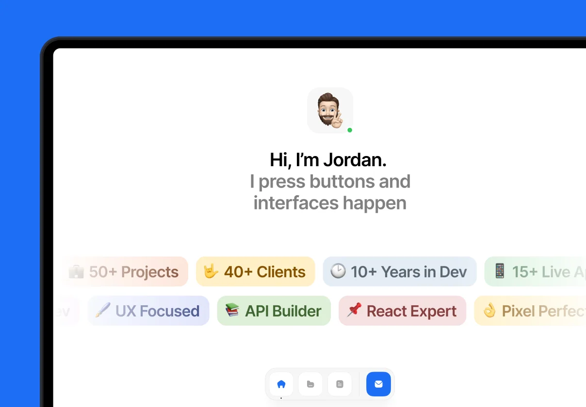 Bluren – Portfolio Website