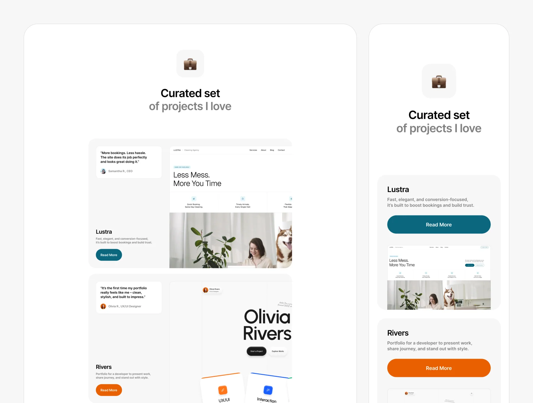 Bluren – Portfolio Website 4