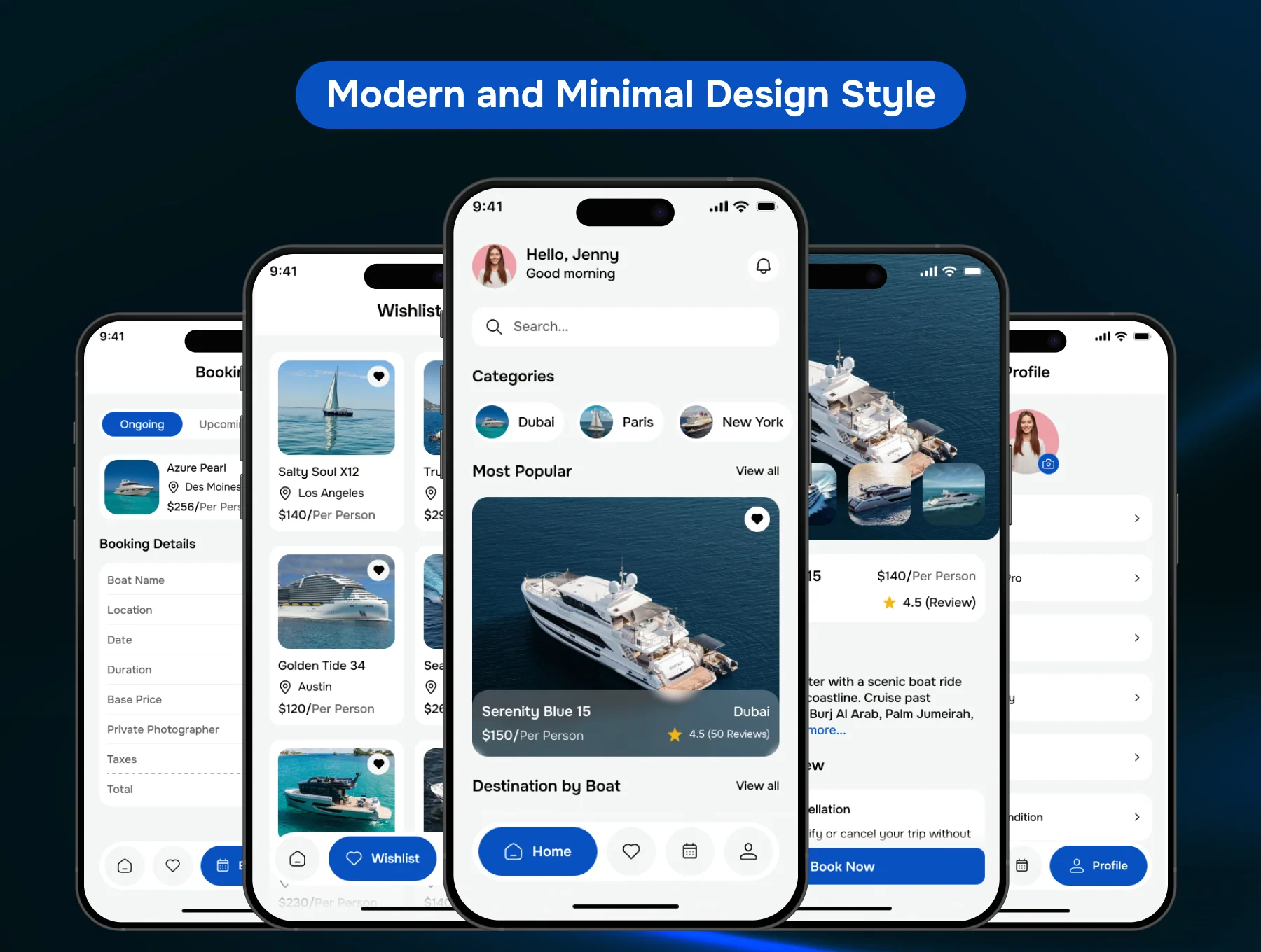 Boatify - Boat Booking App UI Kit 3