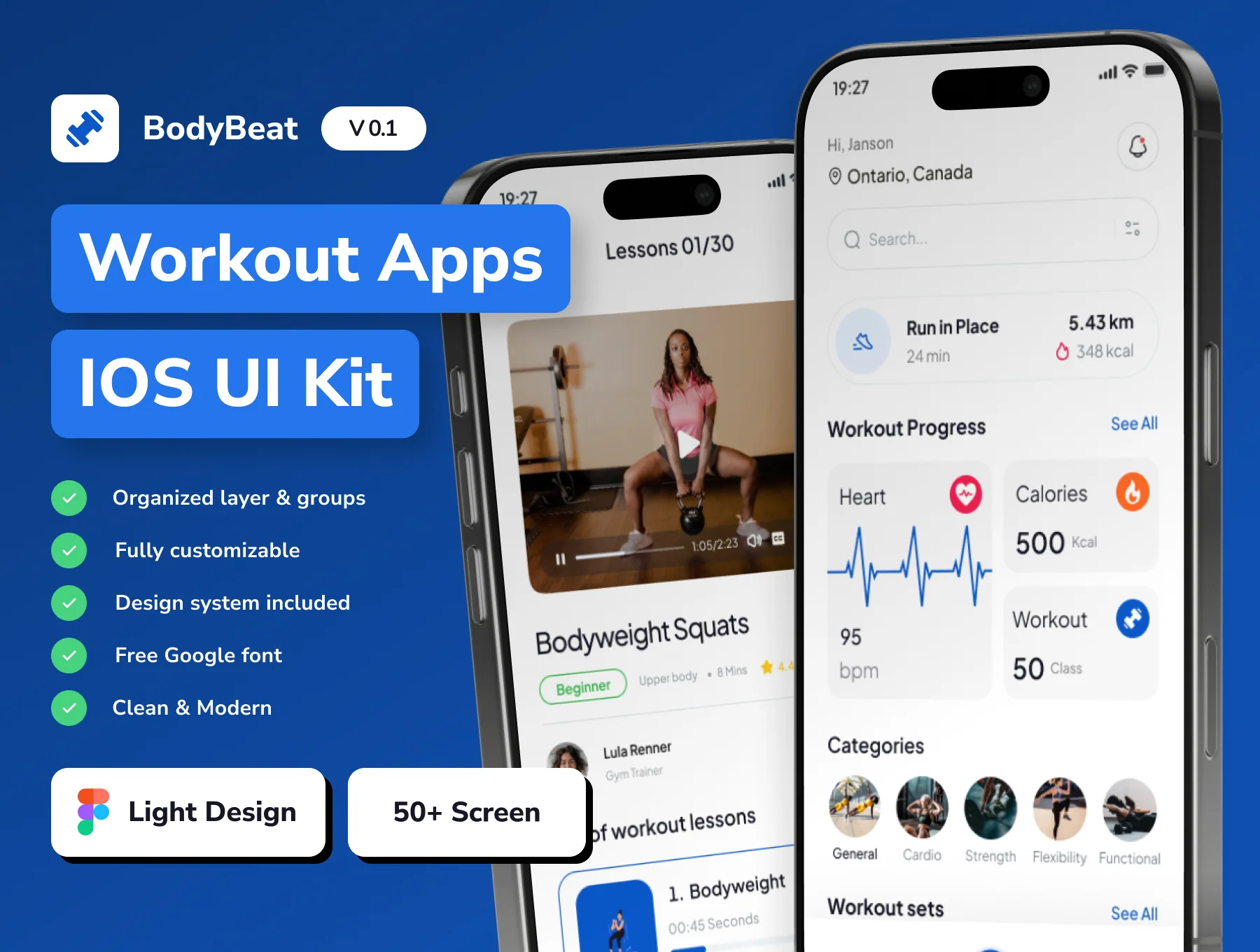 BodyBeat - Workout Mobile App UI Kit 5