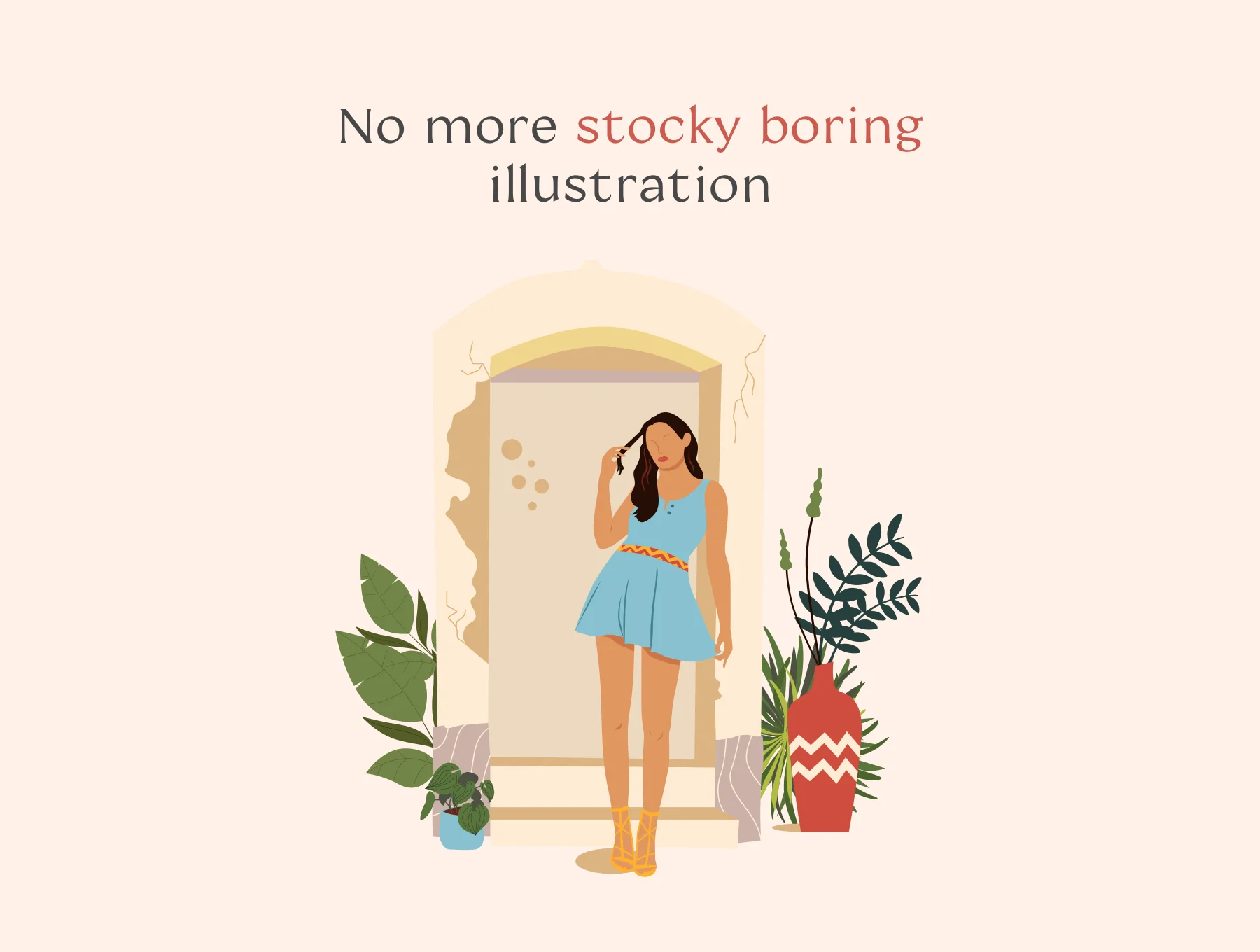 Boho Fashion Illustration Set 2