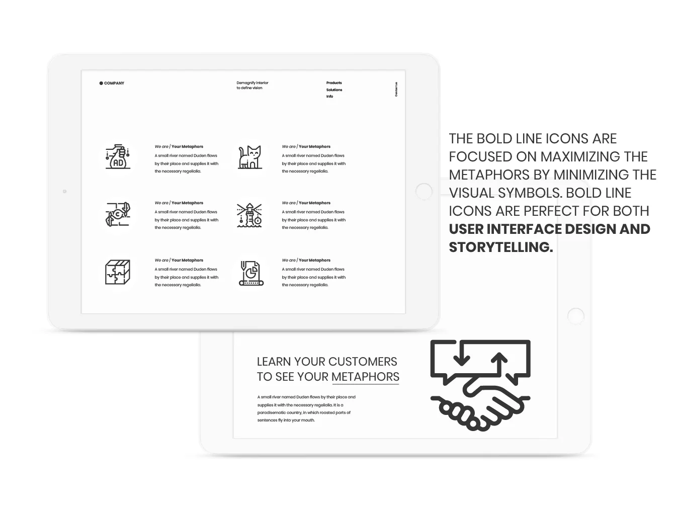 Bold Line Icons 2