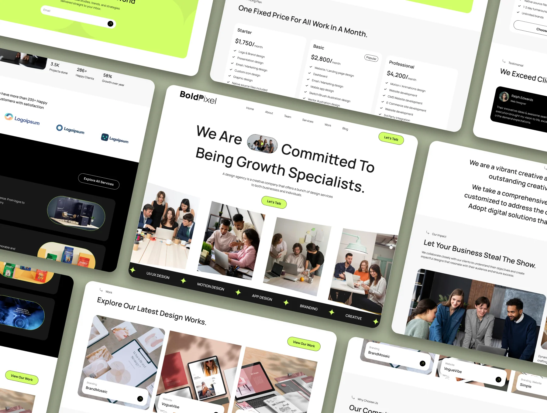 BoldPixel Agency Website UI Kit 7