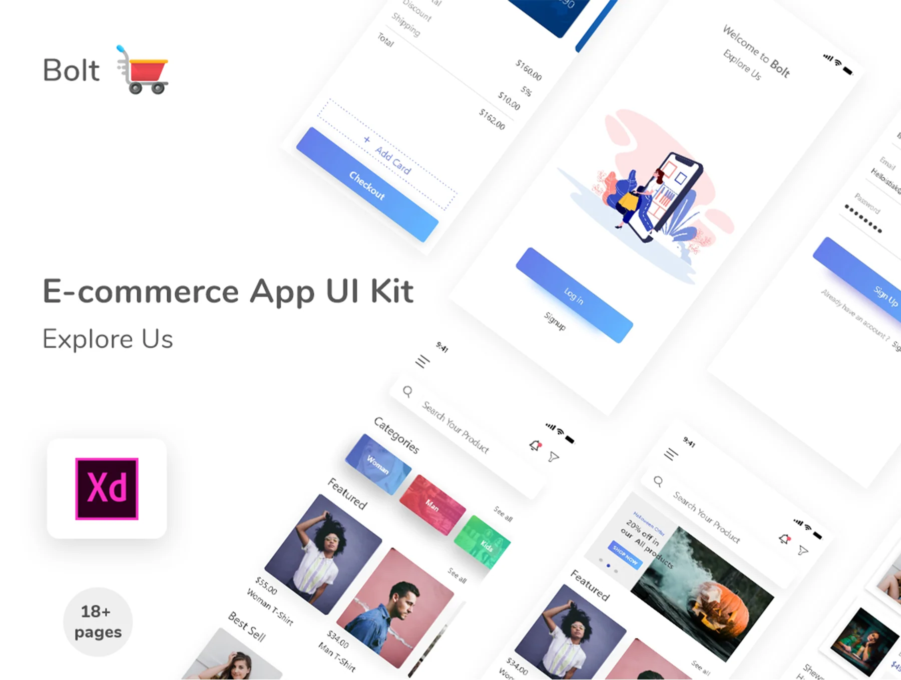 Bolt - Ecommerce ISO App Ui kit