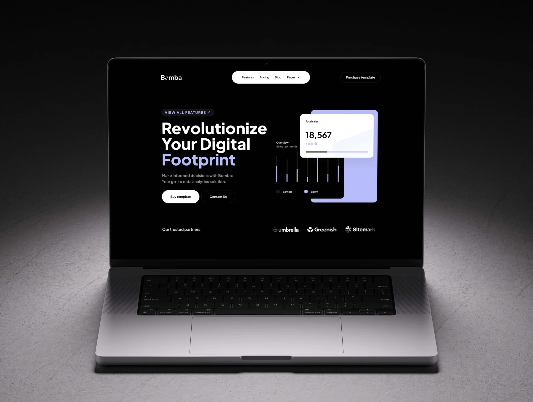 Bomba Framer template 3