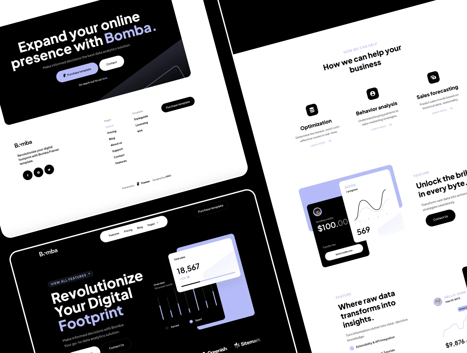 Bomba Framer template 4