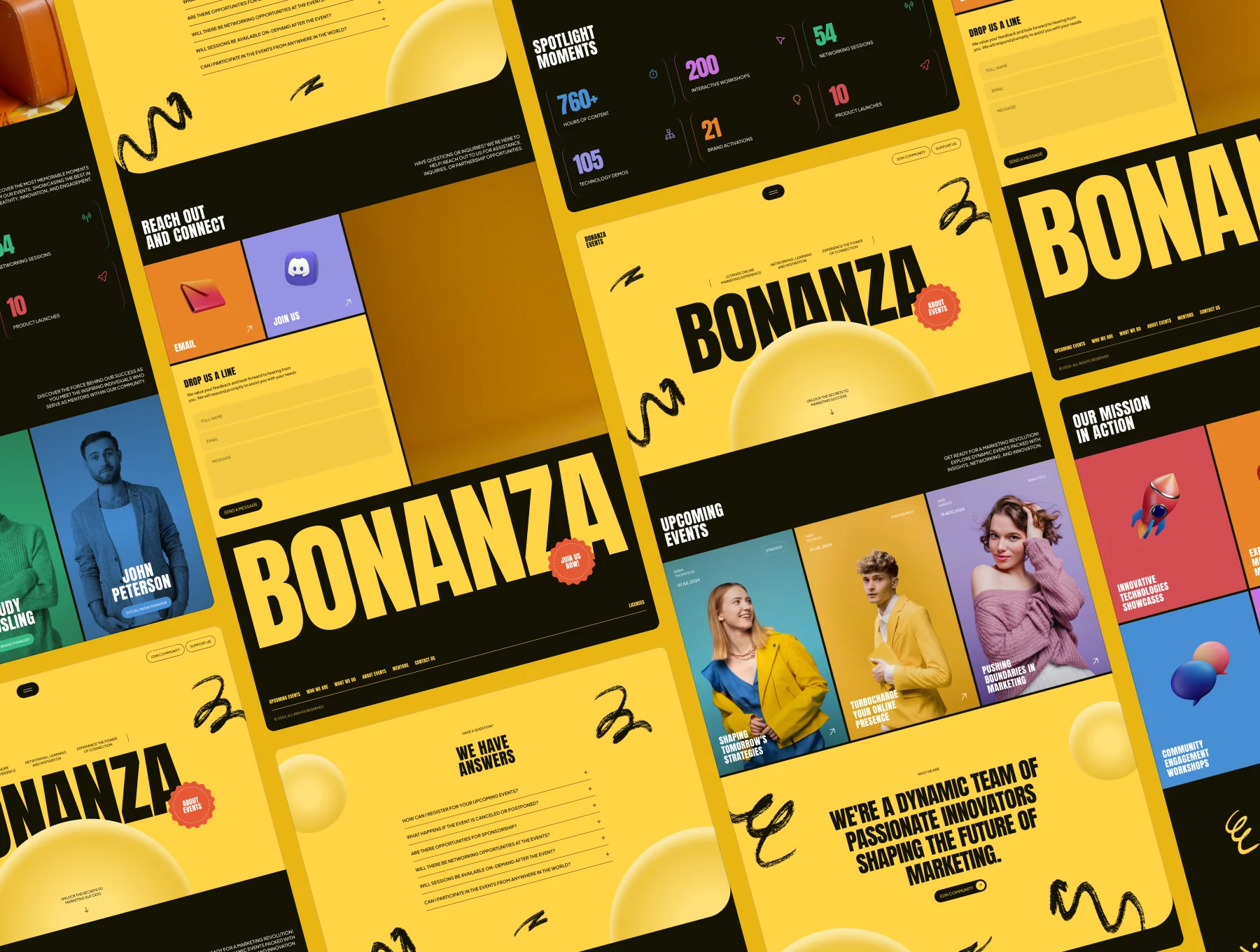 BONANZA — Online Events Website 5