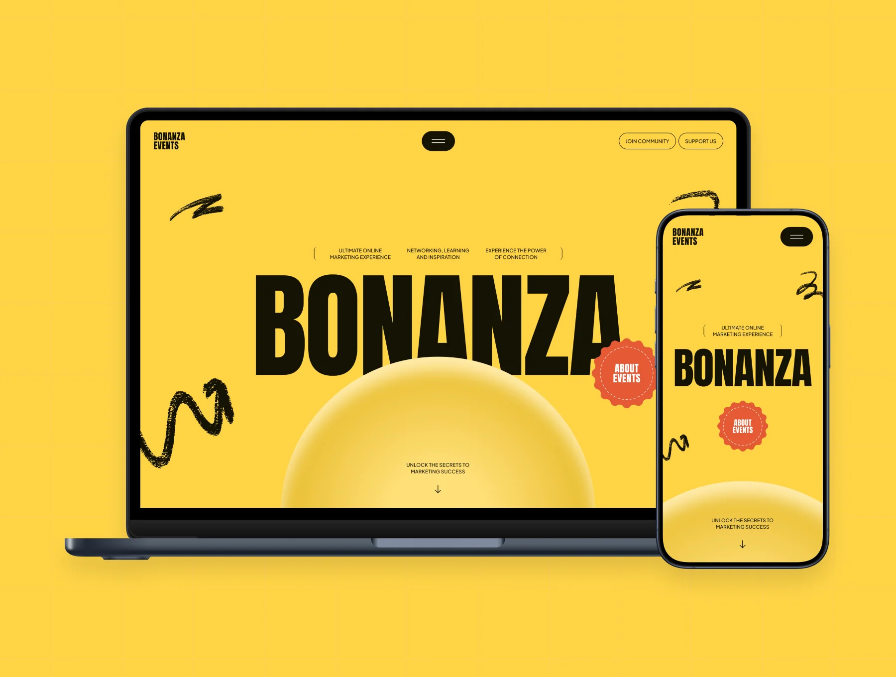 BONANZA — Online Events Website 6