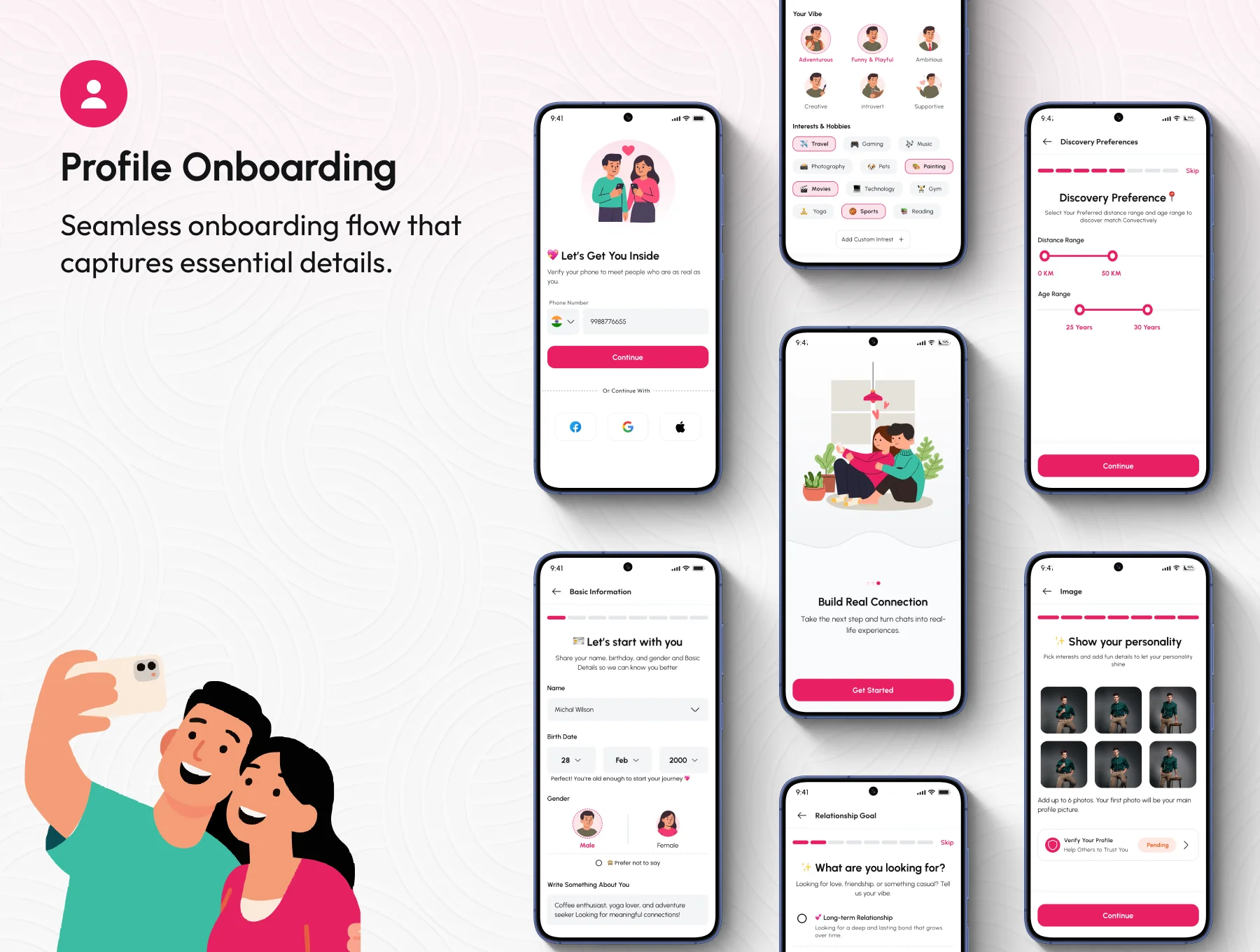 Bondly – Dating & Social App UI Kit 3