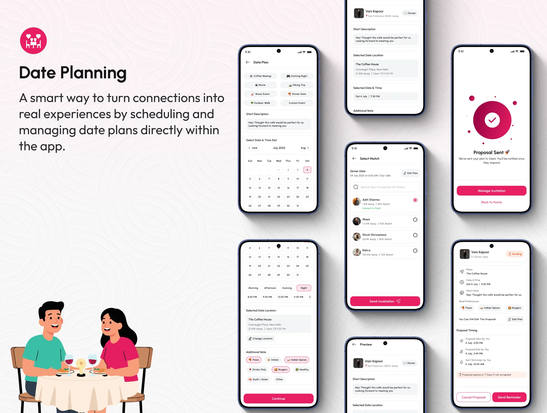 Bondly – Dating & Social App UI Kit 5