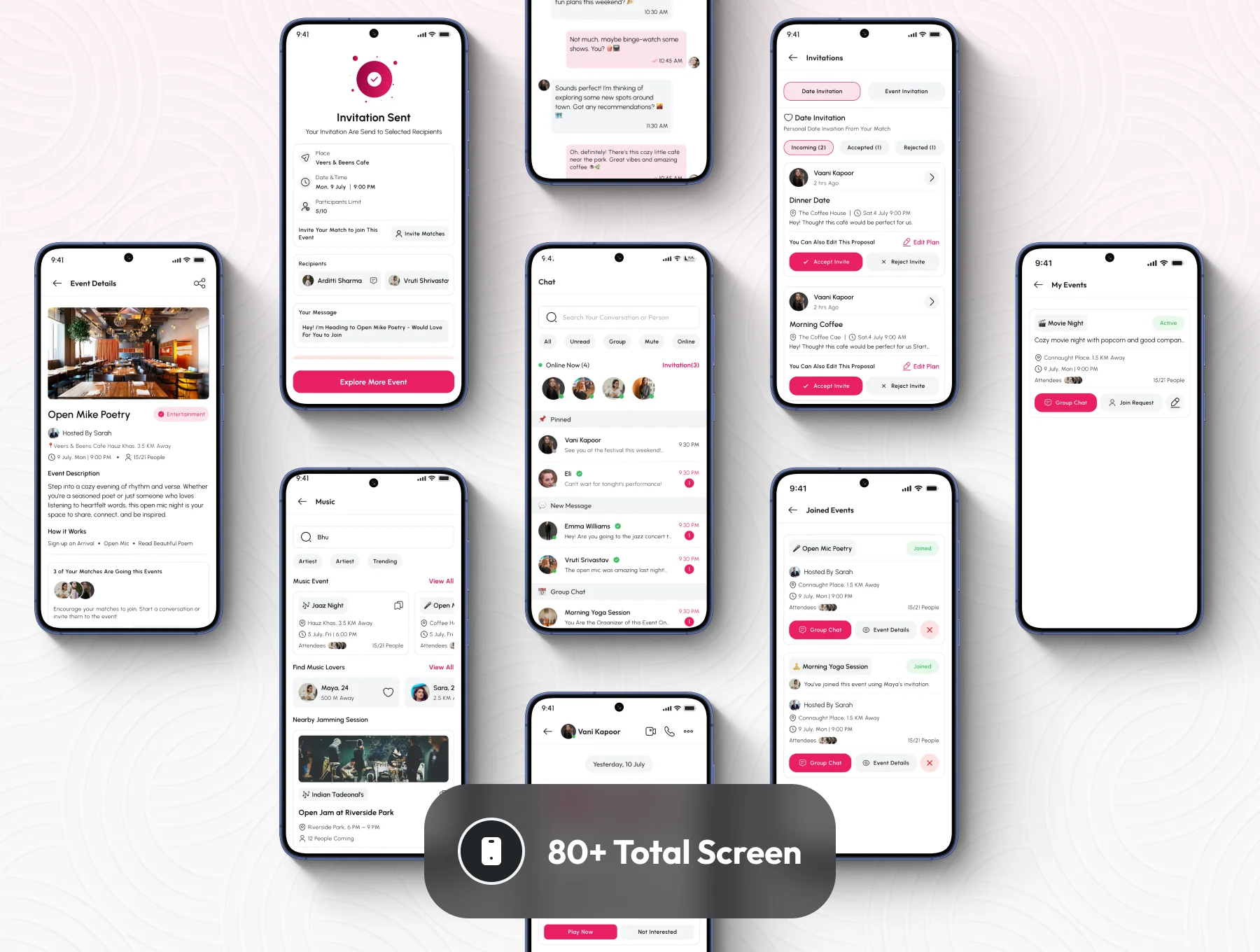 Bondly – Dating & Social App UI Kit 7