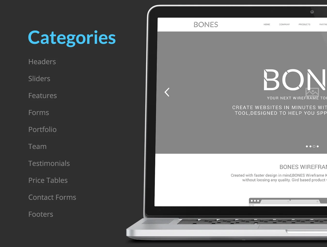 Bones Wireframe Kit Pack 7