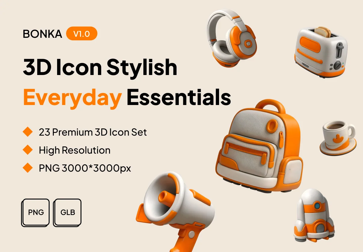 Bonka - 3D Icon Stylish Everyday Essentials