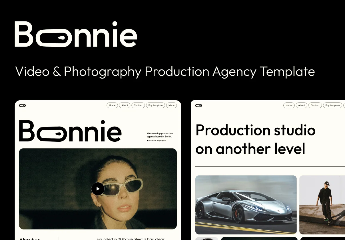 Bonnie - Framer Agency Template
