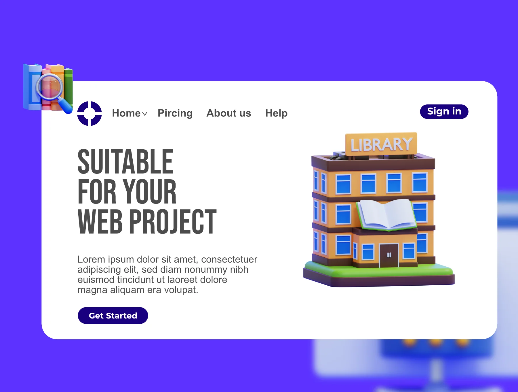 Book & Library 3D Icons Packs 4