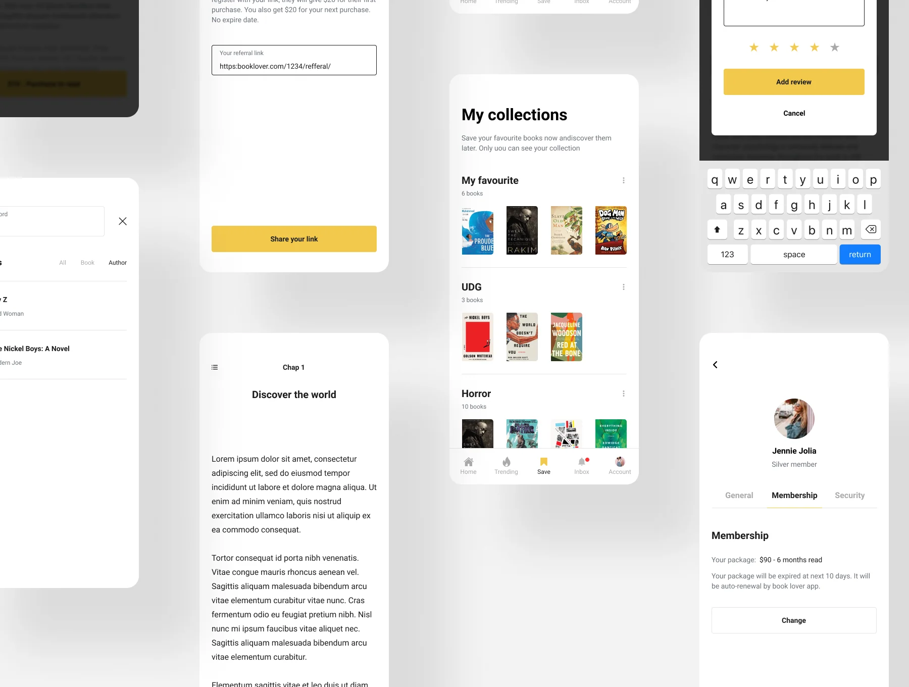 Book Lover - Reading book online application 9