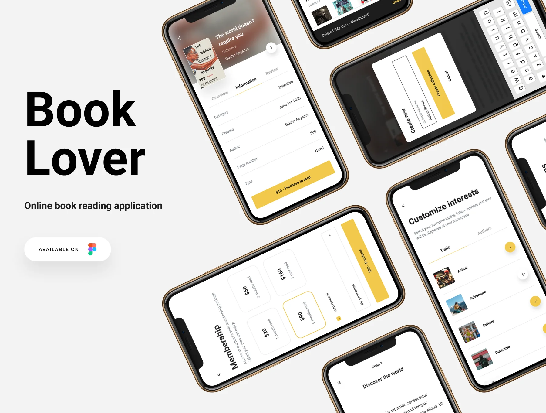 Book Lover - Reading book online application