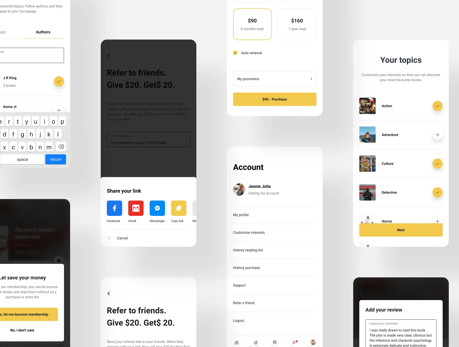 Book Lover - Reading book online application 7