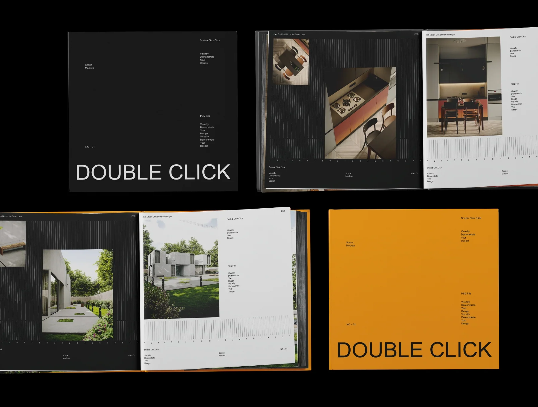 Book Mockup Set 5