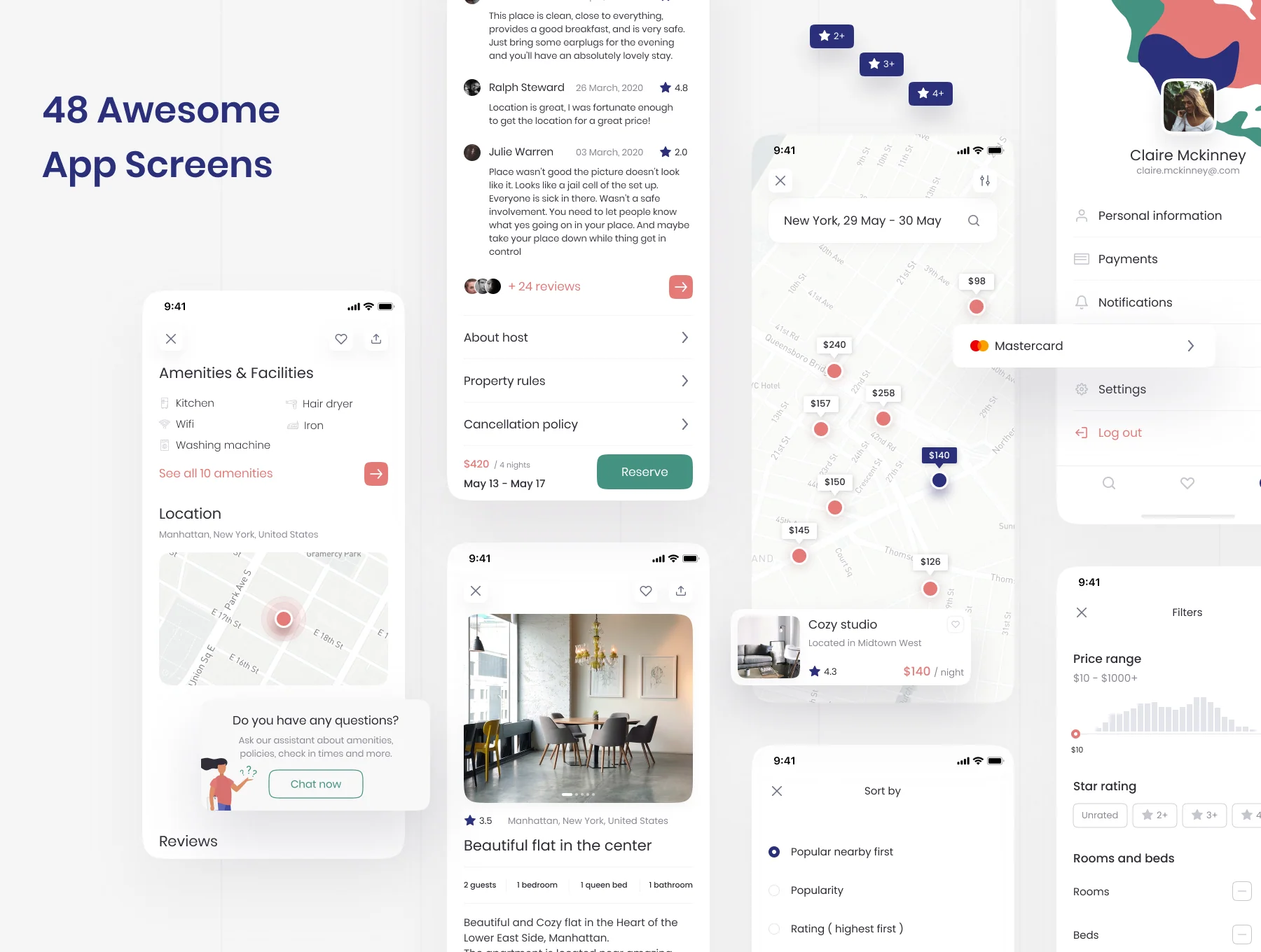 book&go UI kit 2
