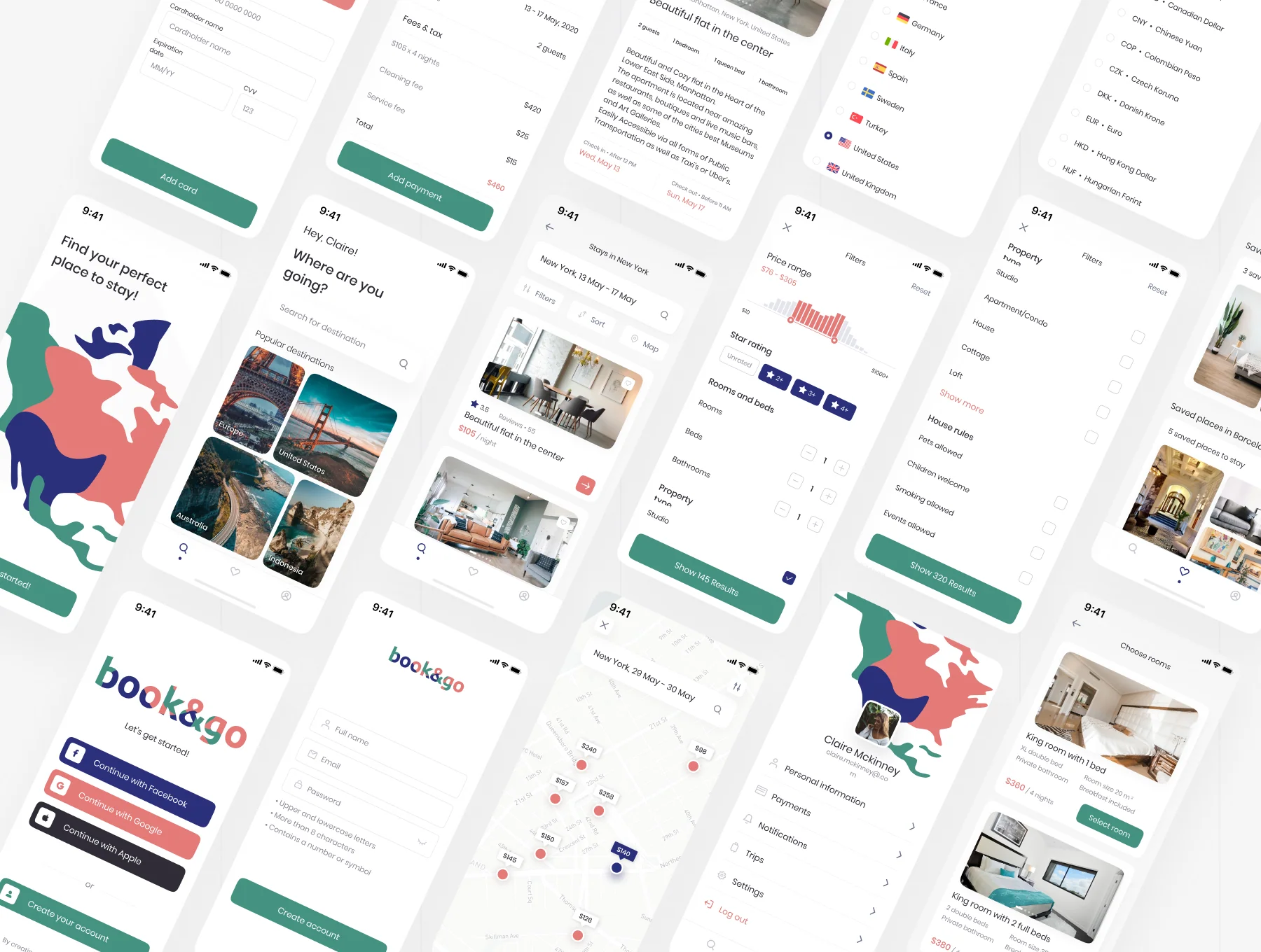 book&go UI kit 6