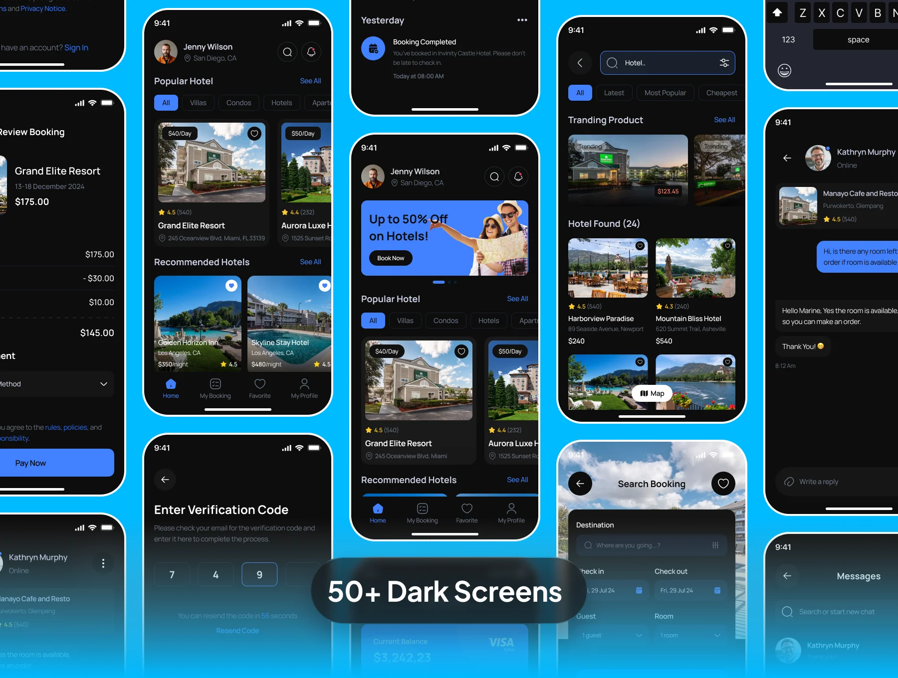 Bookify Hotel Booking Mobile App Ui Kit 5