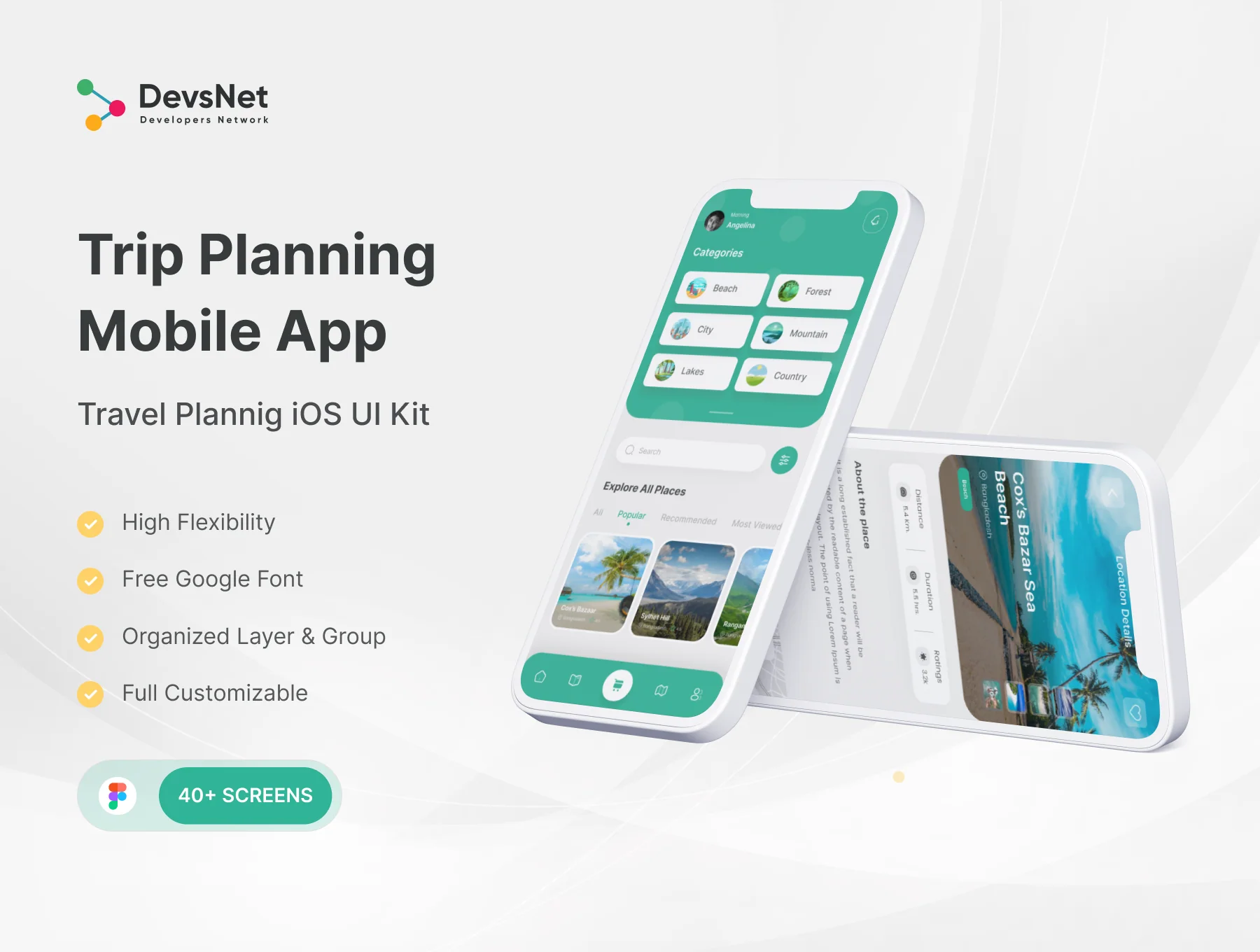 Booking App UI Kit 3