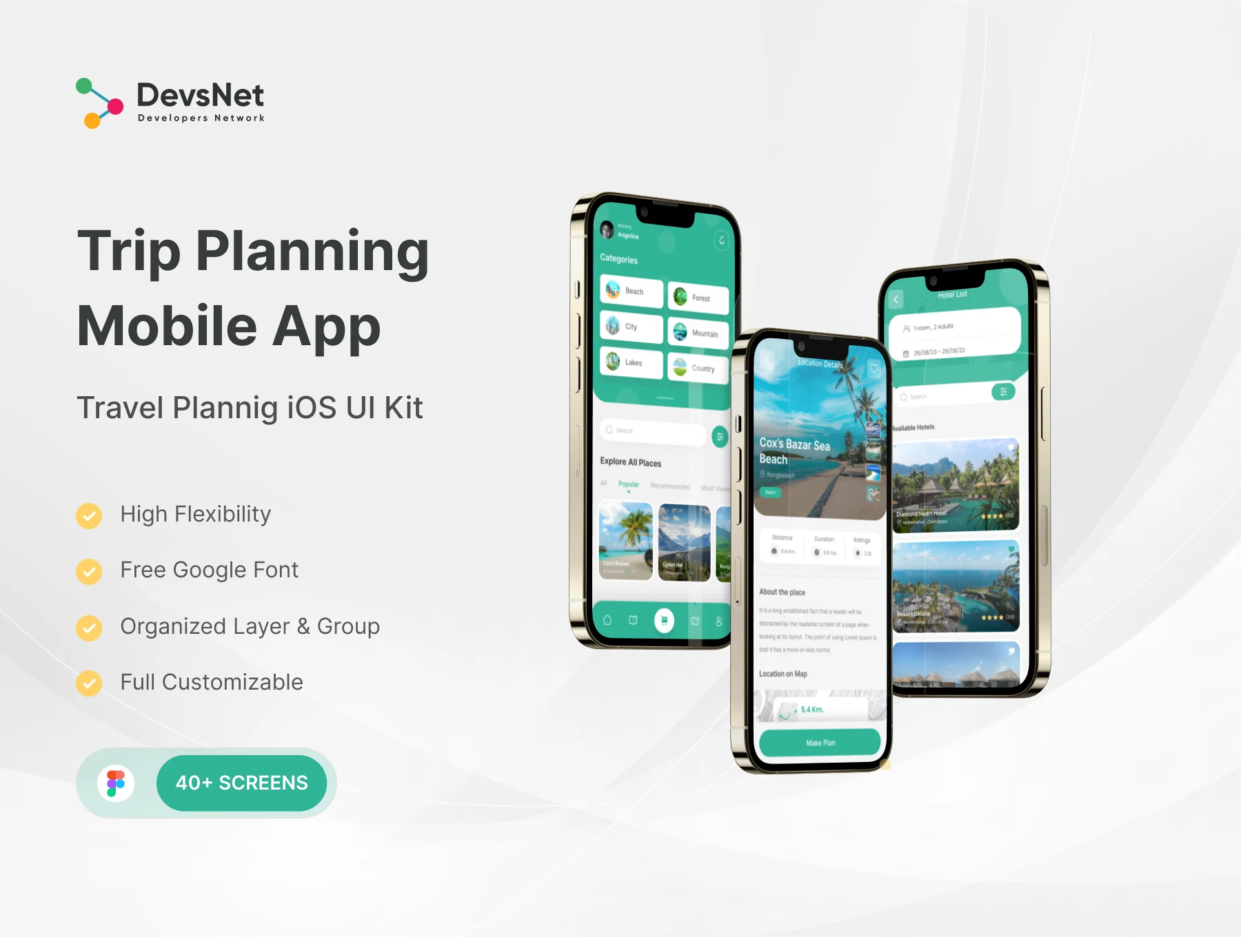 Booking App UI Kit 4