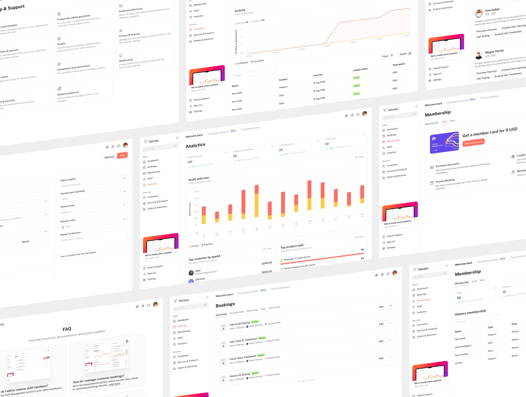 Booking & Salon Management App UI Kit 3