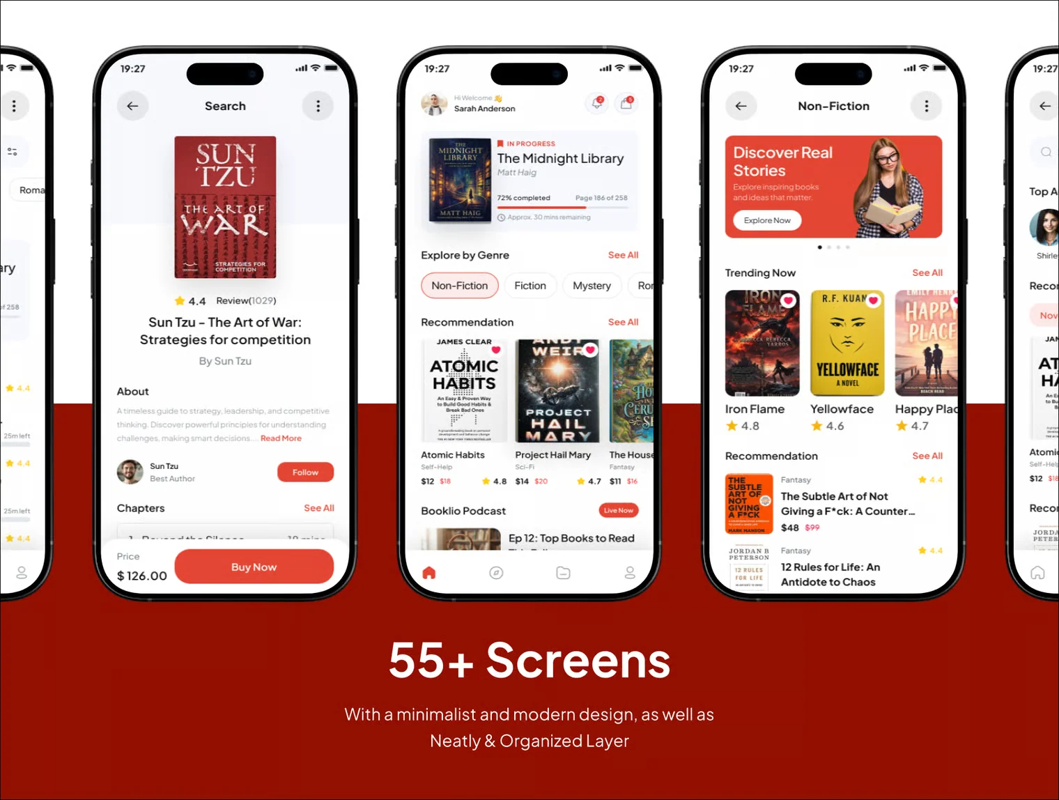 Booklio - Online Book Store Premium UI KIts App 4