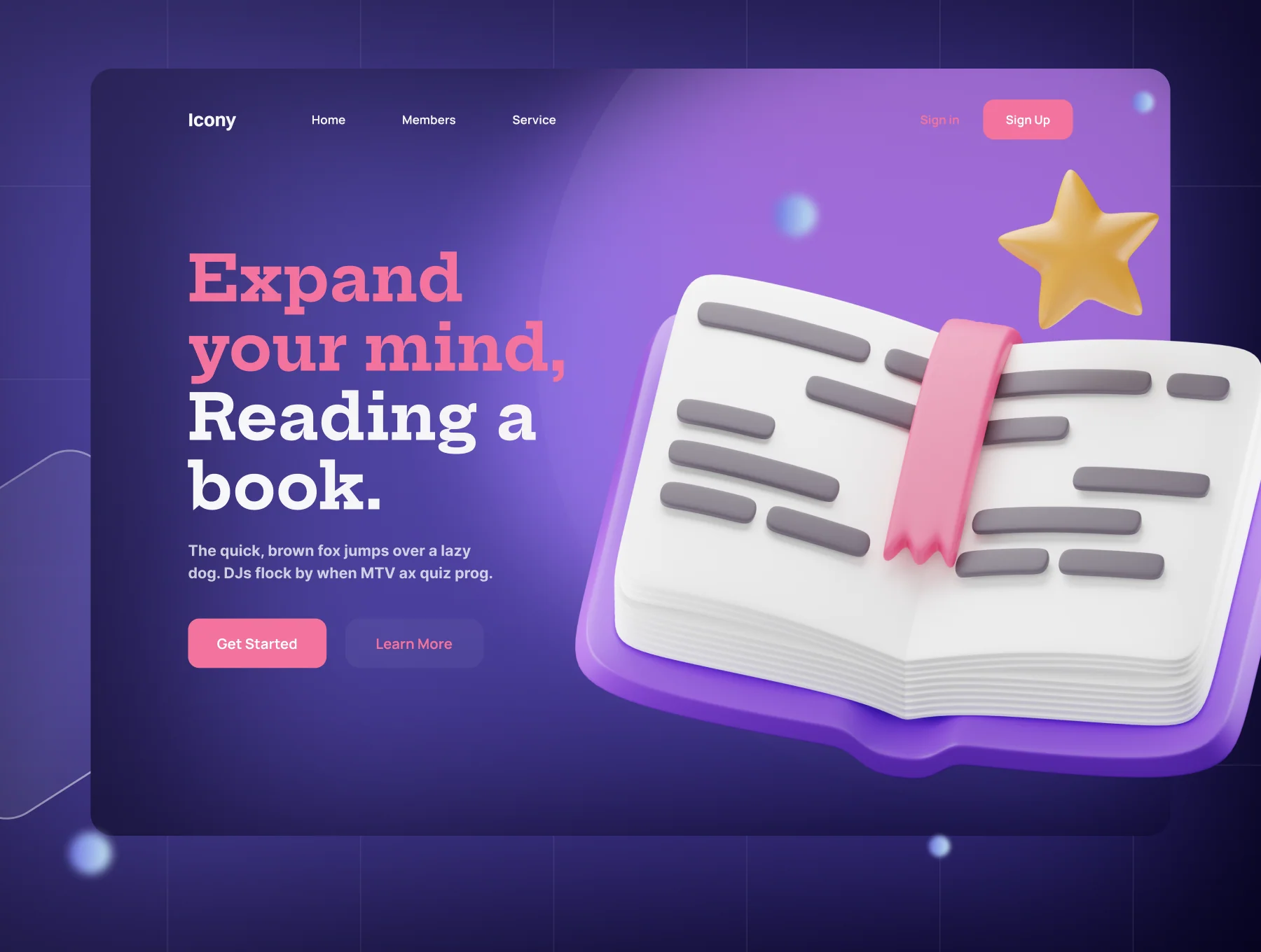 Bookly - Books & School Stationery 3D Icon 6