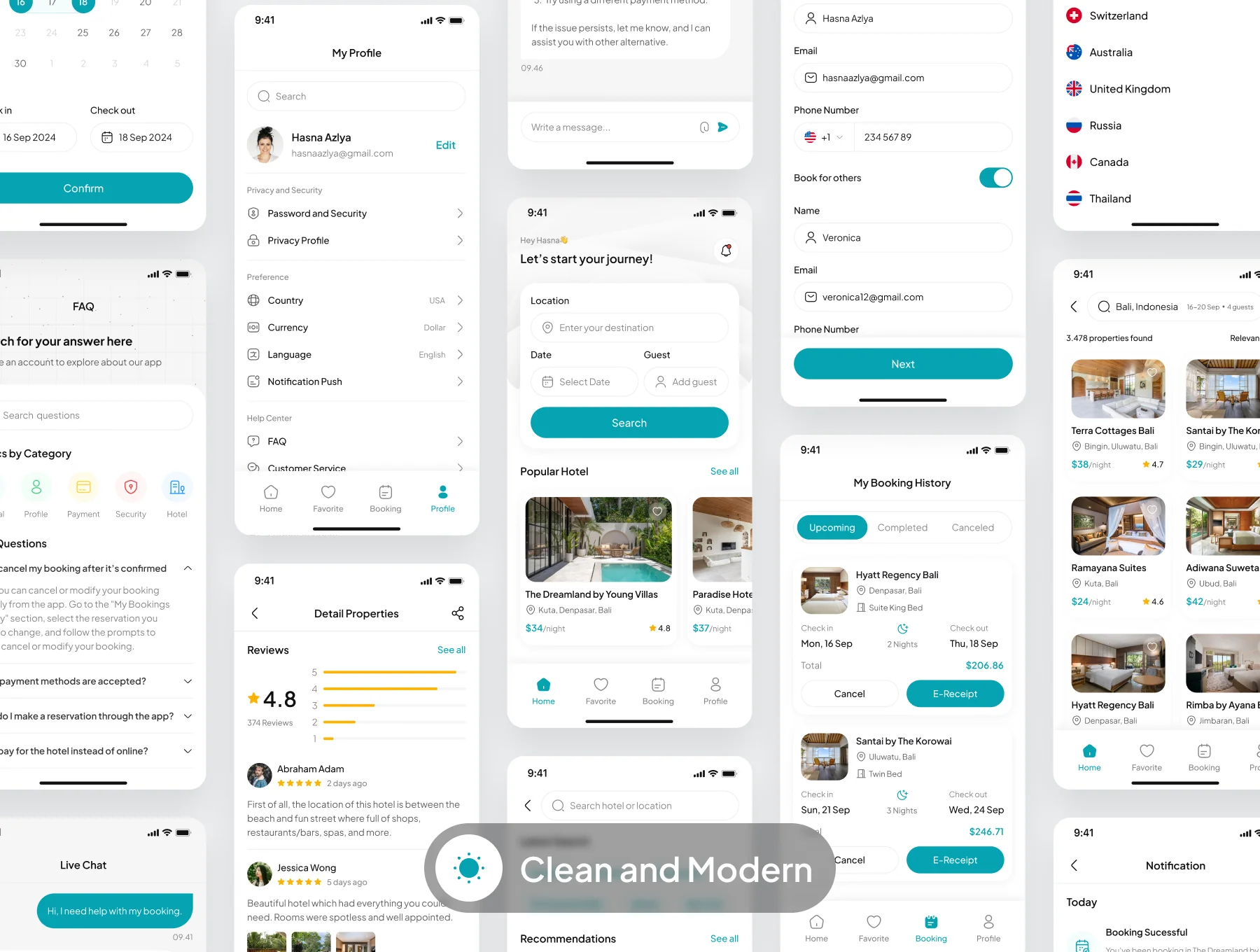 Bookme - Hotel Booking App UI Kit 6