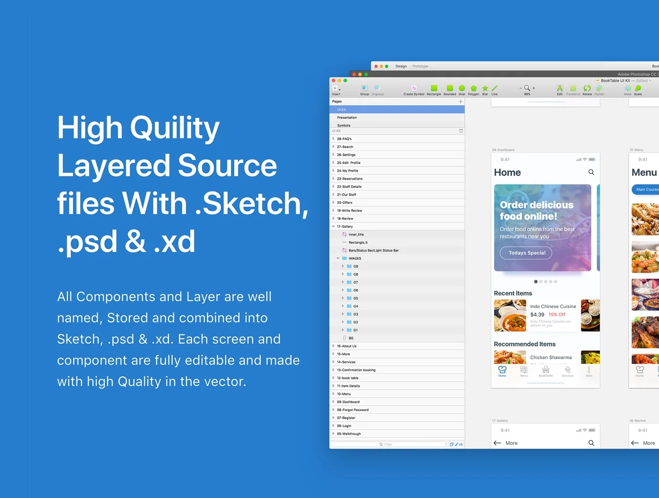 BookTable App UI Kit 4
