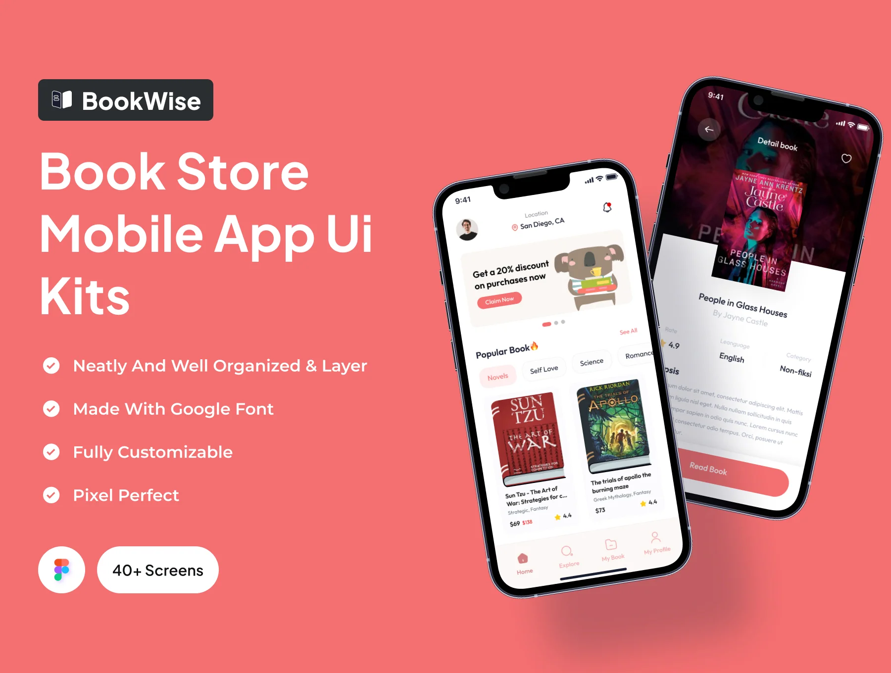 BookWise - Book Store App Ui Kits