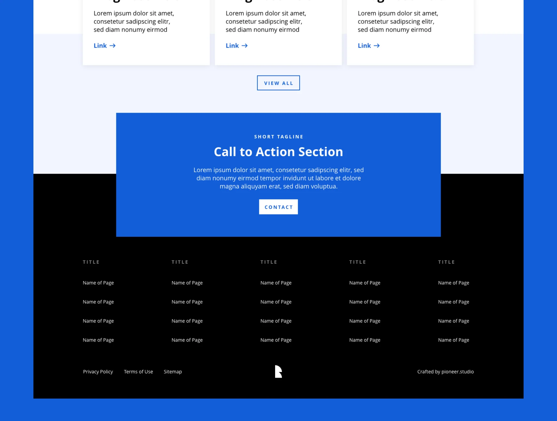 Boone – XD Landing Page Template 6