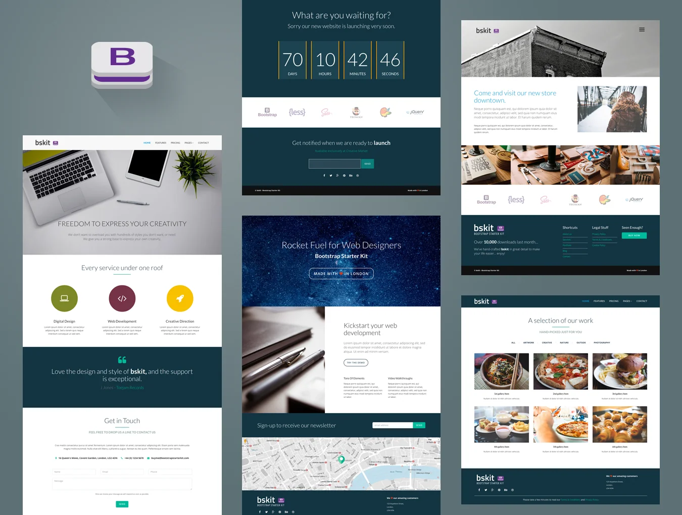 Bootstrap Starter Kit 3