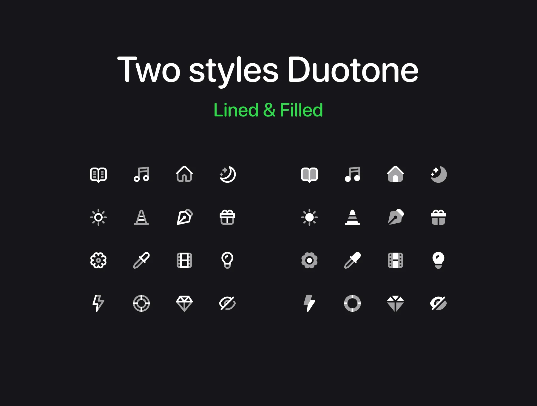Bootsy Duotone Icons - Bootstrap Icon Set 3