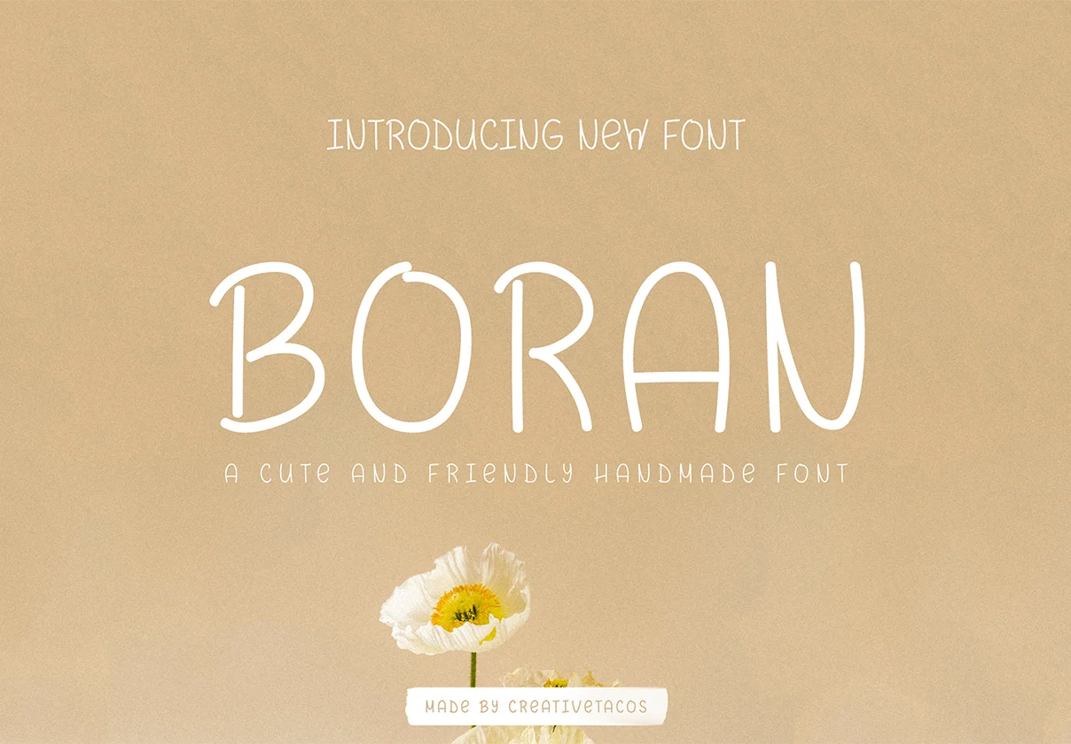 Boran Handmade Font