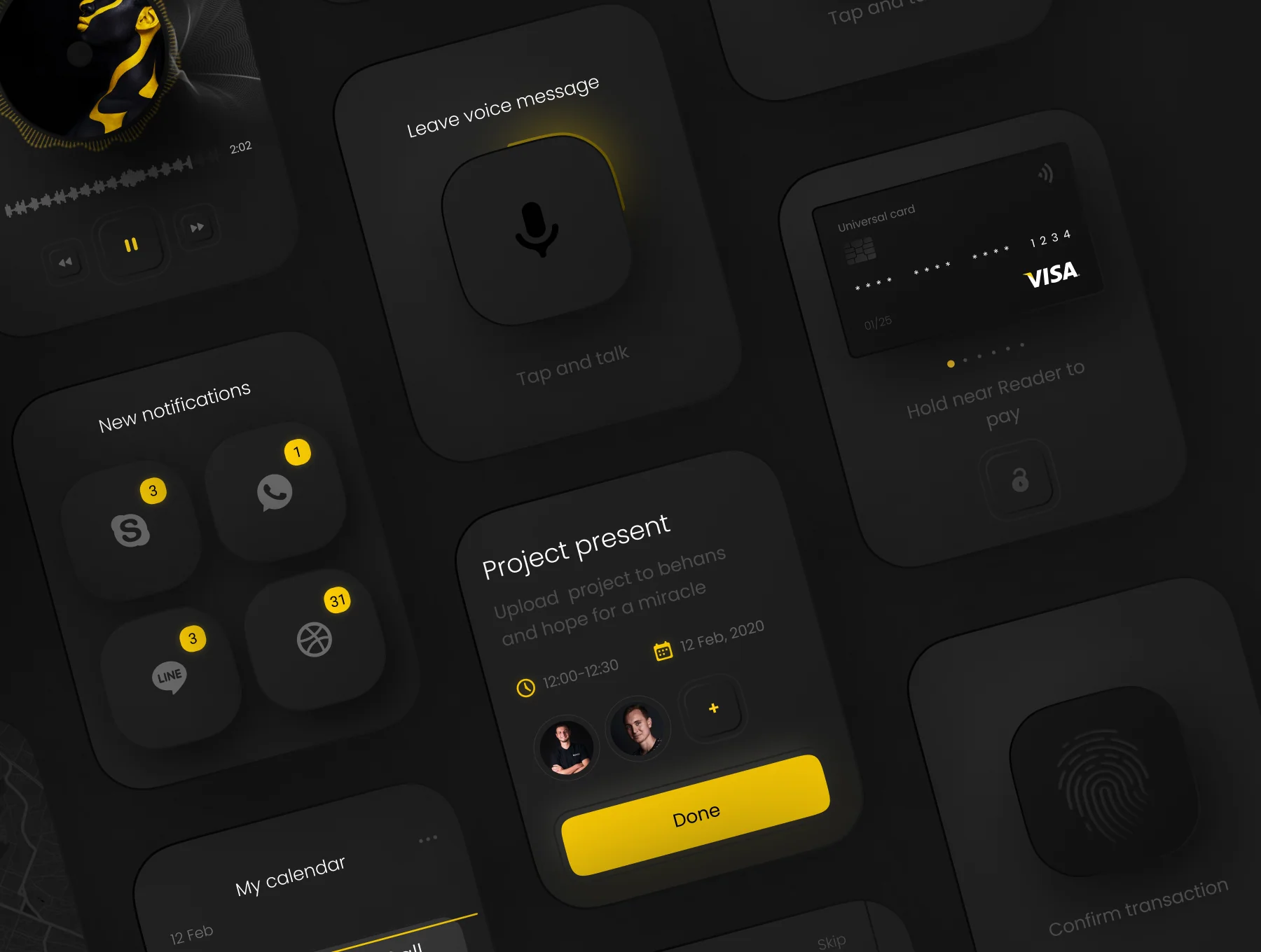 Boro Ui For Apple Watch  App UI Kit 4