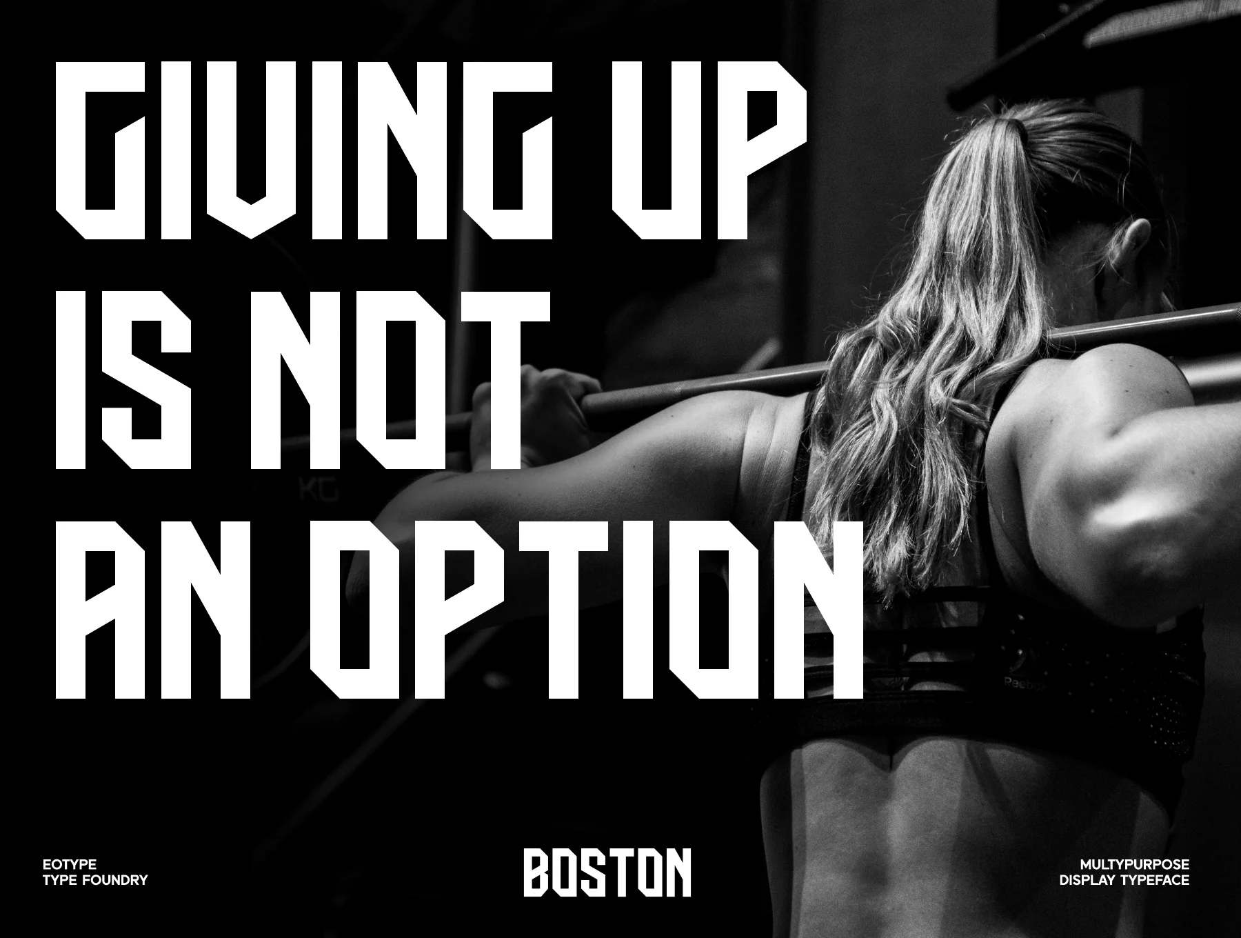 Boston - Dispaly Typeface 3