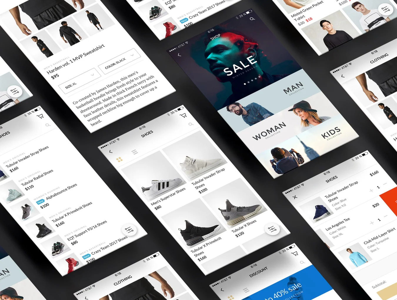 Boston Mobile UI Kit 4