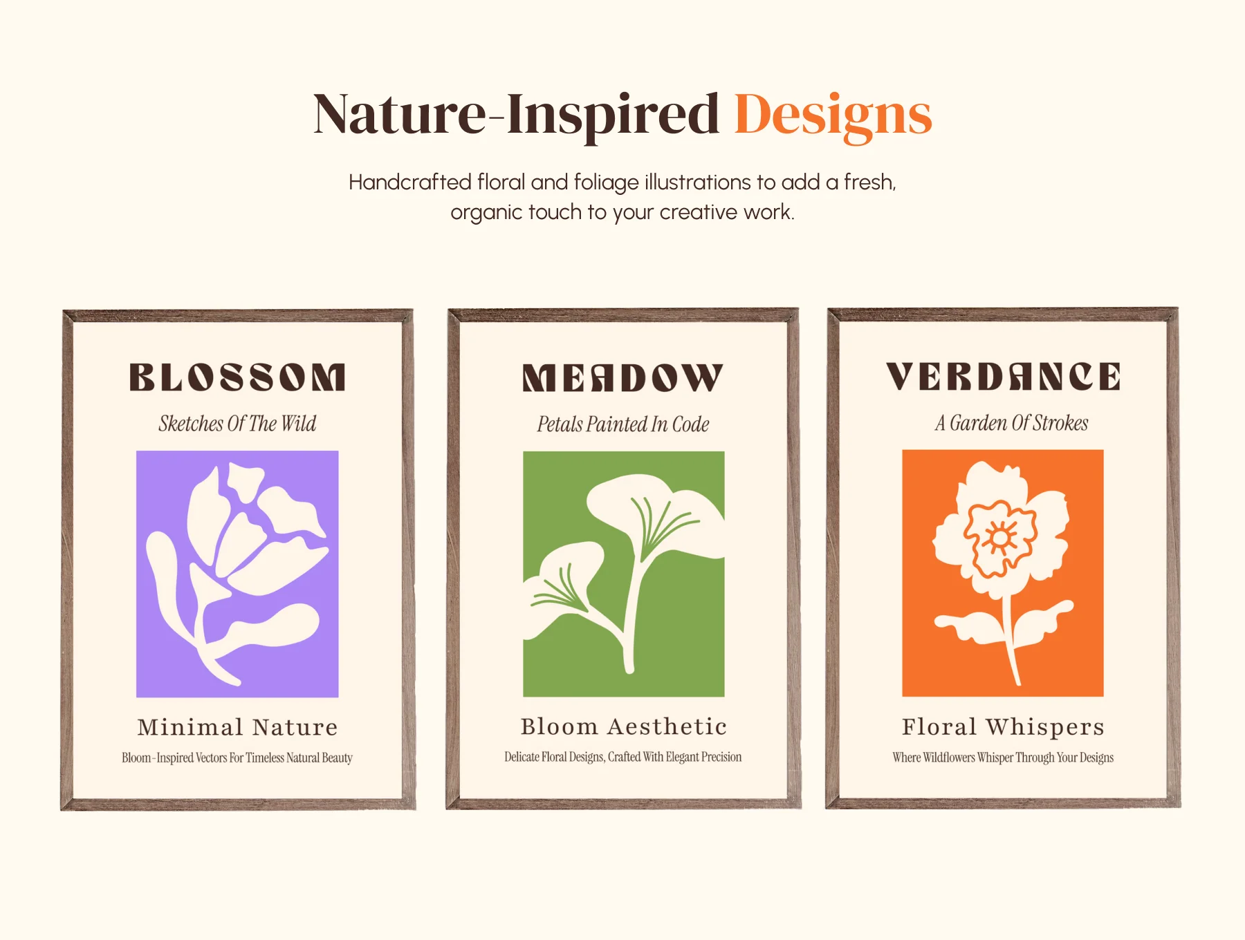 Botanical and Flower Vector Set 3