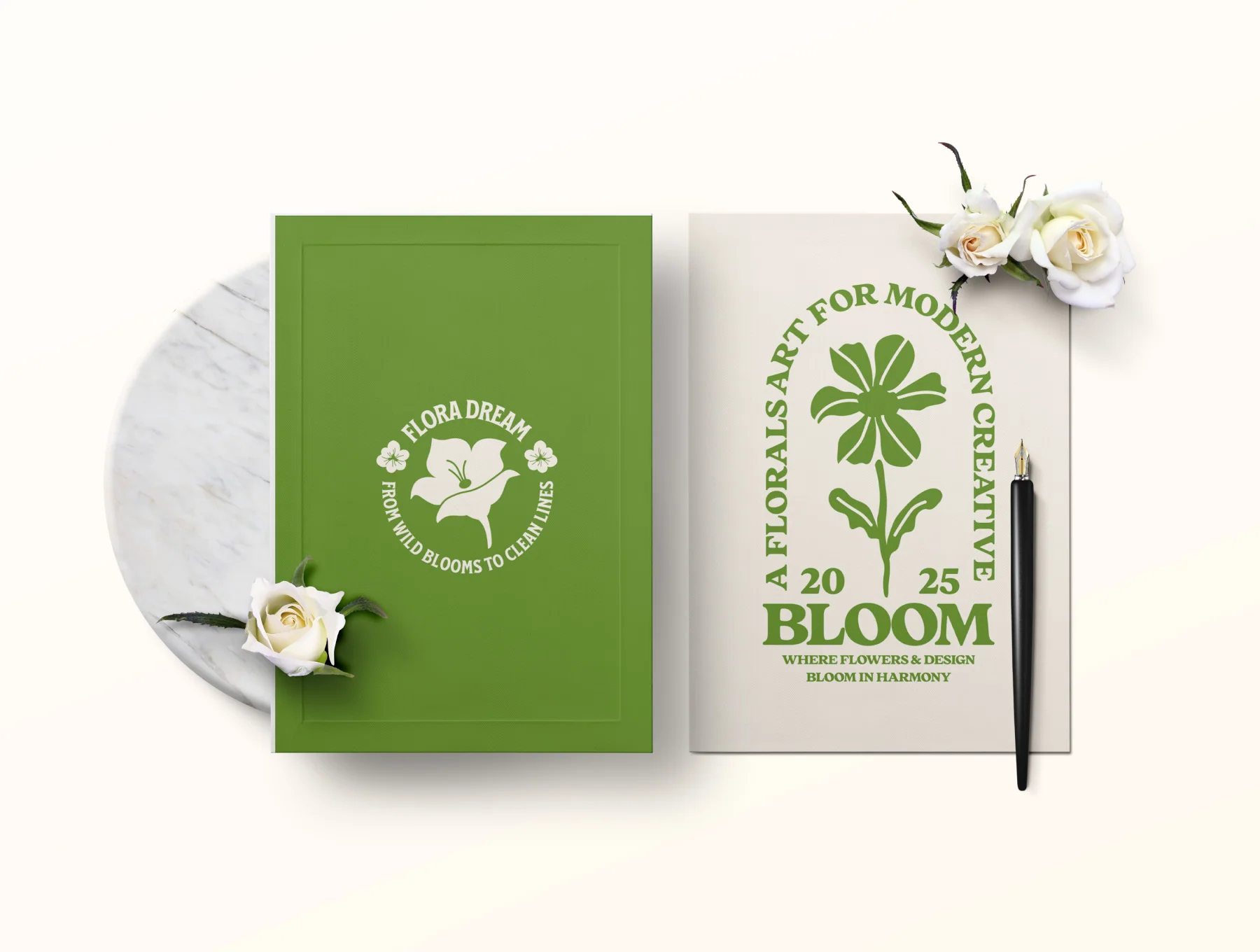 Botanical and Flower Vector Set 4