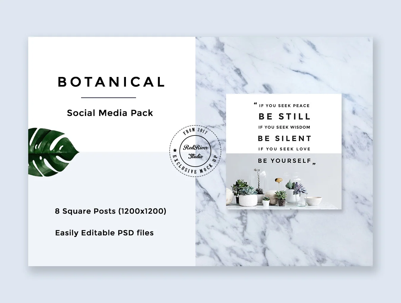 Botanical Social Media Pack 4