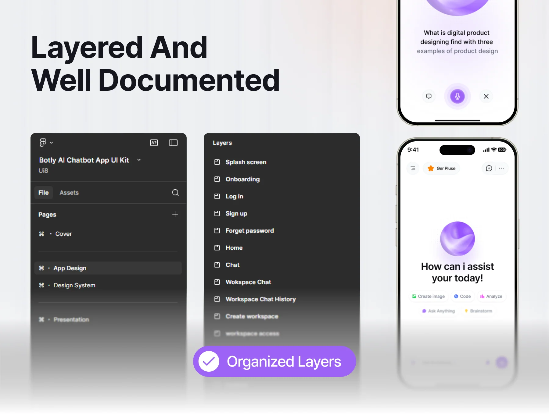 Botly - AI Chatbot Mobile App UI Kit 6