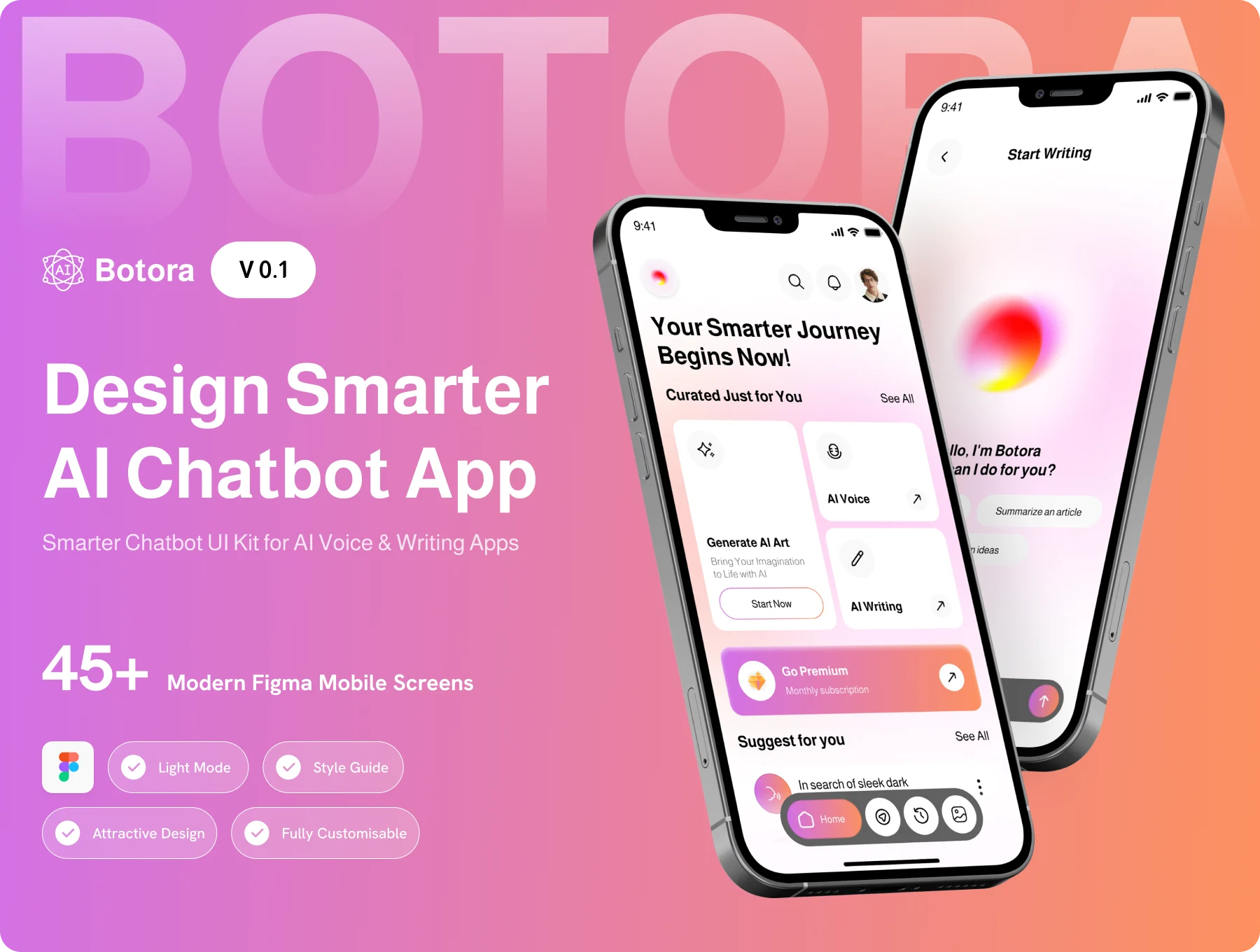 Botora – AI Chatbot App UI Kit